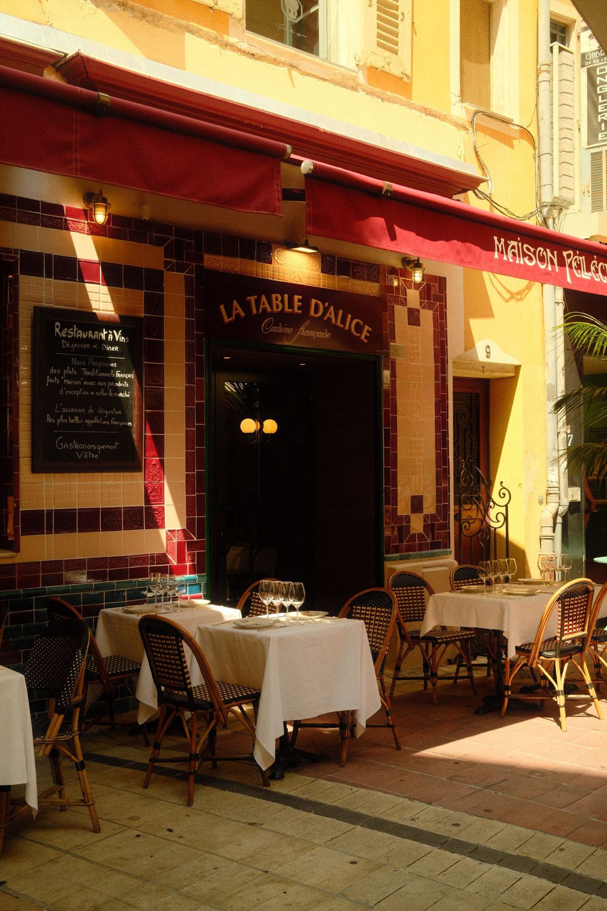Charming french bistro in nice provence. Photo by Alyona Nagel